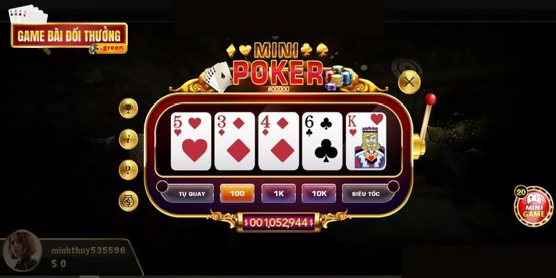 Mini game nhanh poker luôn sôi động