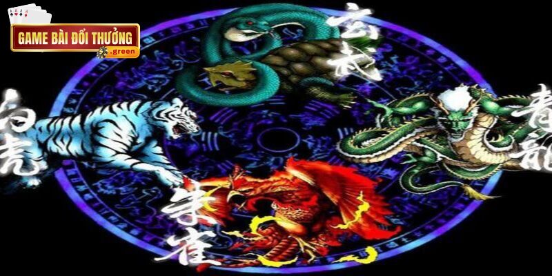 Game nổ hũ đổi thưởng: Sân chơi hấp dẫn và cơ hội đổi đời 5 Tứ Linh huyền thoại tâm linh với hiệu ứng mãn nhãn
